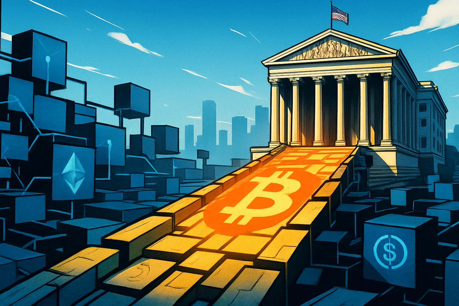 The U.S. CFTC announced the release of BTC, ETH, and USDC as margin and collateral for derivatives contracts